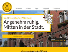 Tablet Screenshot of buergerverein-heerdt.de